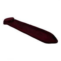 Incensário Régua 23 cm Universal Vermelho e Preto Resina