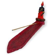 Incensário Régua Exu Orixá 24 Cm Em Resina