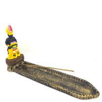 Incensário régua Oxumarê 24 cm resina