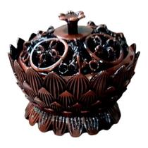 Incensario turíbulo de metal cobre 5cm defumador queimador Incensario turíbulo de metal cobre 5cm defumador queimador