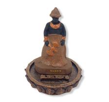 Incensario xango em resina 3 varetas cor marrom Incensario xango em resina 3 varetas cor marrom