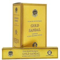 Incenso Anand Massala Gold Sandal, Fragrância de Sândalo, Linha Tradicional Hindu Premium