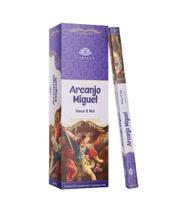 Incenso arcanjo miguel parman box 25 caixas com 7 varetas