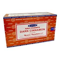 Incenso Canela Massala Satya Dark Cinnamon 12 Caixas 12
