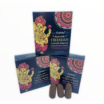 Incenso Cascata Goloka Ganesha Chandan Black Flow 2,50 Cm
