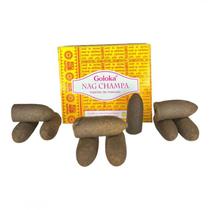 Incenso Cascata Goloka Nag Champa 10 unidades Back Flow Incenso Cascata Goloka Nag Champa 10 unidades Back Flow