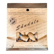 Incenso Cone 100% Natural Óleos Essenciais Escolha Seu Aroma