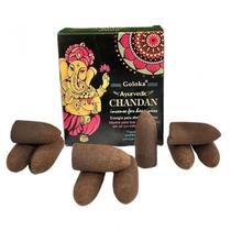 Incenso Cone Cascata Goloka Back Flow - Selecione O Aroma