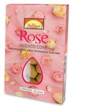 Incenso Cone Cascata Parimal Indiano Rosa Caixa 10unid + Saco Algodão