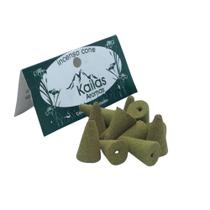 Incenso Cone Kailas Aromas - Eucalipto - 12 Cones