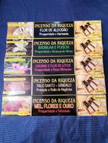 Incenso da riqueza flor de algodão 5cx/7varetas