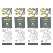 Incenso de Arruda Nirvana Natural Varetas Linha Tradicional Aromas Kit 4 Und