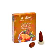 Incenso de Cone Laranja e Canela - Padmini - Caixa com 10 Cones
