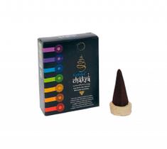 Incenso defumador goloka cone aromático sete chakra original