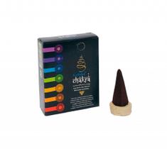 Incenso defumador goloka cone aromático sete chakra original