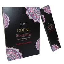 Incenso Goloka Linha Black de Massala - Copal: Limpeza Xamânica Incenso Goloka Linha Black de Massala - Copal: Limpeza Xamânica