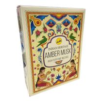 Incenso Indian Heritage Amber Musk Massala 12 Cxs Com 13 Var Incenso Indian Heritage Amber Musk Massala 12 Cxs Com 13 Var