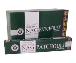 Incenso Indiano de Massala Golden Nag Patchouli - Vijayshree Incenso Indiano de Massala Golden Nag Patchouli - Vijayshree