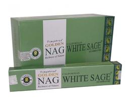 Incenso Indiano de Massala Golden Nag White Sage