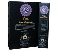 Incenso Indiano De Massala Goloka Om Kesar Chandan