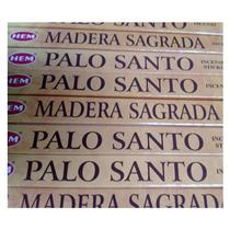 Incenso indiano HEM Palo Santo 4 caixinhas relaxamento e meditação madeira sagrada