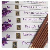 Incenso Indiano Zed Black Lavanda Francesa limpeza e purificação 5 Caixinhas