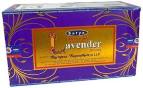 Incenso Lavanda Massala Natural Lavender Satya 12Cxs 12Var