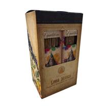 Incenso Linha Mistica 0% Carvão 7 Chakras 12Cxs C/7 Varetas