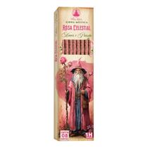 Incenso Linha Mistica 0% Carvão Rosa C. C/8 Varetas