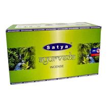Incenso Massala Ayurveda Nag Champa Satya - 12 Caixas 12 Var