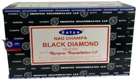 Incenso Massala Black Diamond Satya - 12x12 Varetas Incenso Massala Black Diamond Satya - 12x12 Varetas