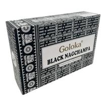 Incenso Massala Black Nag Champa Goloka 12Cxs De 15G Incenso Massala Black Nag Champa Goloka 12Cxs De 15G