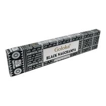 Incenso Massala Black Nag Champa Goloka Varetas Cx 15G Incenso Massala Black Nag Champa Goloka Varetas Cx 15G