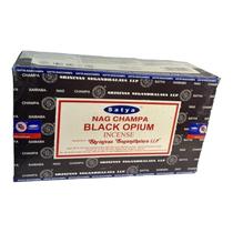 Incenso Massala Black Opium Satya 12 Caixas com 12 Varetas