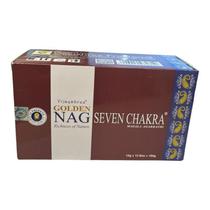Incenso Massala Golden Nag Goloka 7 Chakra - 180 Varetas