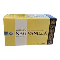 Incenso Massala Golden Nag Goloka Baunilha - 15 Varetas Incenso Massala Golden Nag Goloka Baunilha - 15 Varetas