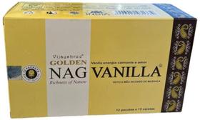 Incenso Massala Golden Nag Goloka Baunilha - 15 Varetas Incenso Massala Golden Nag Goloka Baunilha - 15 Varetas