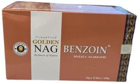 Incenso Massala Golden Nag Goloka Benzoin 180 Varetas Incenso Massala Golden Nag Goloka Benzoin 180 Varetas