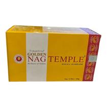 Incenso Massala Golden Nag Goloka Têmpora Temple Cx Com 12 - Lua Mística - 100% Original - Loja Oficial