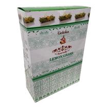 Incenso Massala Goloka Capim Limão Lemon Grass Cxc12 Incenso Massala Goloka Capim Limão Lemon Grass Cxc12