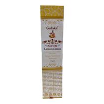 Incenso Massala Limão Lemon Indiano Goloka Varetas Caixa 15g Incenso Massala Limão Lemon Indiano Goloka Varetas Caixa 15g