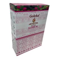 Incenso Massala Lotus Indiano Vareta Goloka 12 Cxs De 15G