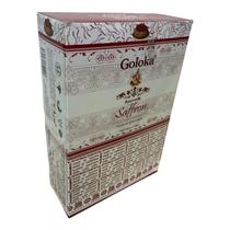 Incenso Massala Saffron Açafrão Indiano Goloka 12 Cxs De 15g Incenso Massala Saffron Açafrão Indiano Goloka 12 Cxs De 15g