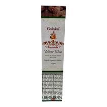 Incenso Massala Vetiver Khus Capim Limão Goloka Var Cx15g Incenso Massala Vetiver Khus Capim Limão Goloka Var Cx15g