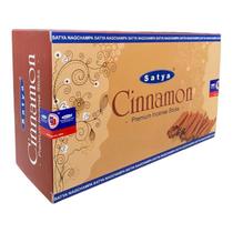 Incenso Meditação Massala Cinnamon Canela Satya 12Cxs 12Var