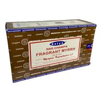 Incenso Mirra Massala Fragant Myrrh Satya 12 Cxs 12 Varetas Incenso Mirra Massala Fragant Myrrh Satya 12 Cxs 12 Varetas