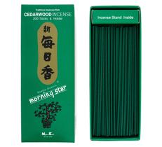 Incenso Morning Star Cedarwood 200 palitos Nippon Kodo