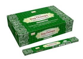 Incenso nag champa massala darshan green box 25 caixas com 12 varetas