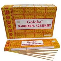 Incenso Nagchampa Goloka - 16g - 12 a 15 Varetas