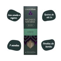 Incenso Natural Casa Rittua Conexão Espiritual Lavanda e Olibano